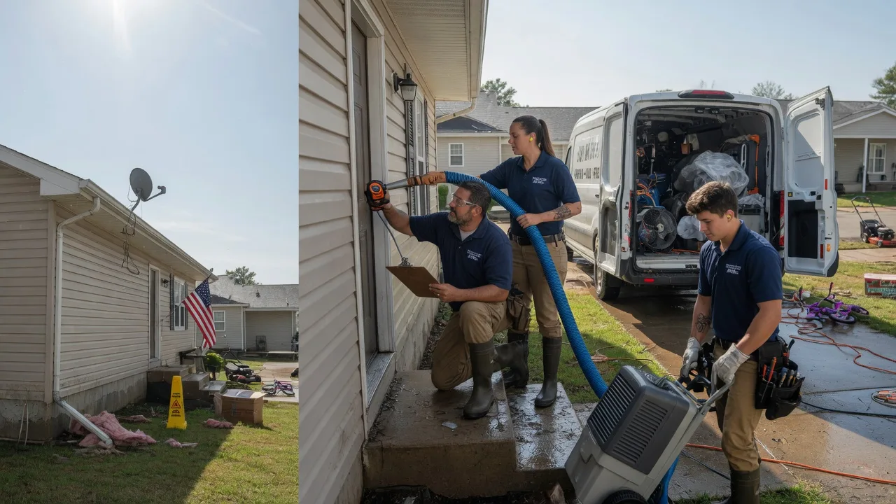 Ceiling Water Damage Restoration in Buffalo, SD near me